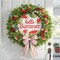Watermelon 12" - "Hello Summer" Welcome Wreath Sign, Flat Round Metal Plate For Wreath Centers, Craft Accents and Wall / Tabletop Decorations (Red, Green, White)